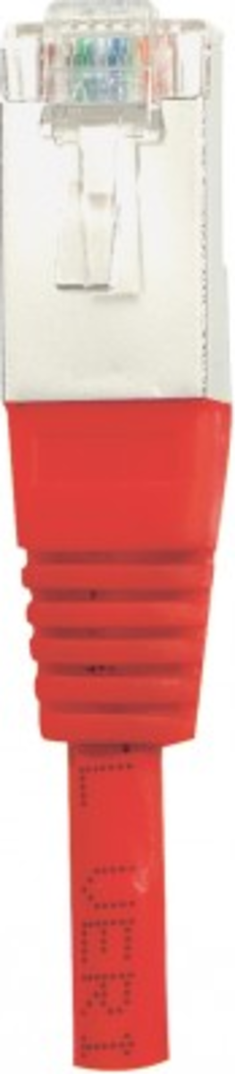 CABLE RESEAU RJ45 FTP CAT.6 Blindé * 0.5M ROUGE * 842053