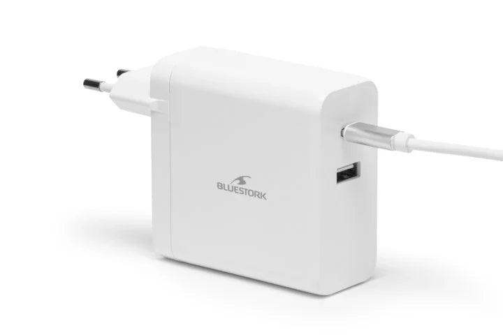 BLUESTORK BS-PW-NB-65-C-W ALIM. NOTEBOOKS 65W USB-C Blanc+cable amov