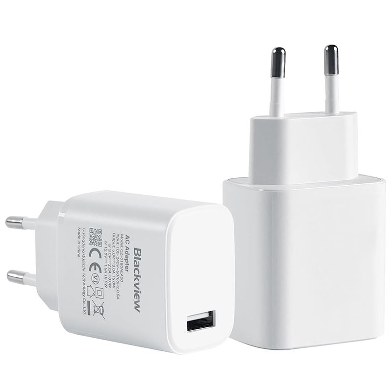 CHARGEUR BLACKVIEW 18W SHARK 6, BV6200 Pro, BV6200 Plus, Tab 16 Pro,