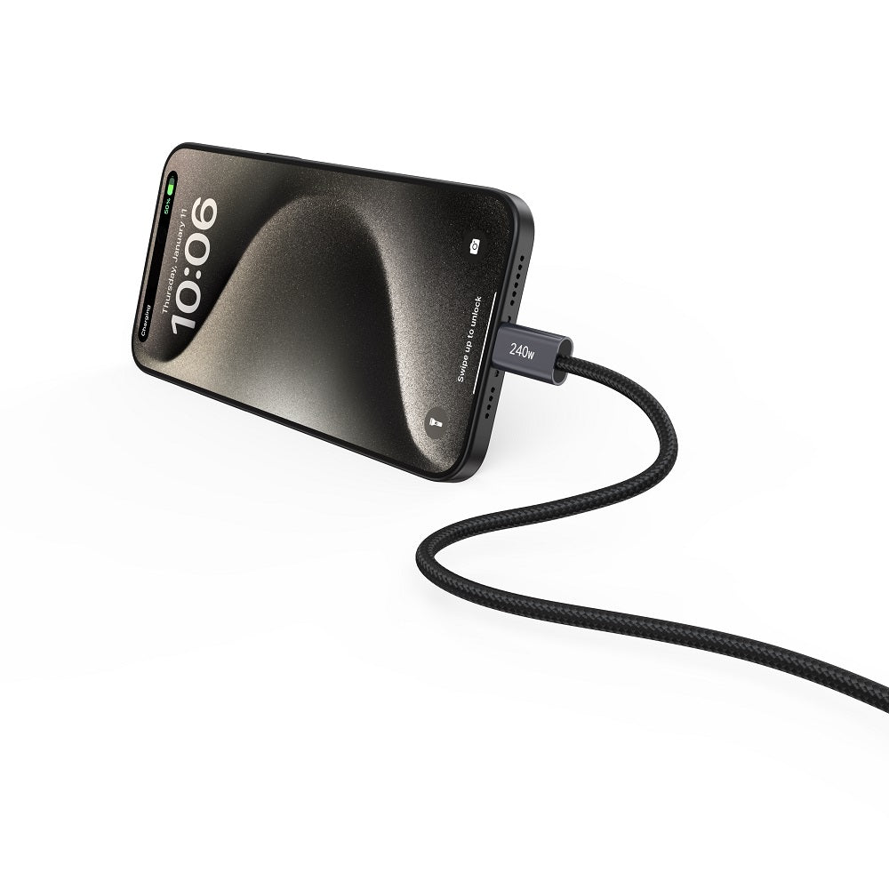 DEVIA Câble USB-C/C PD 240W 5A 2M Extreme Speed