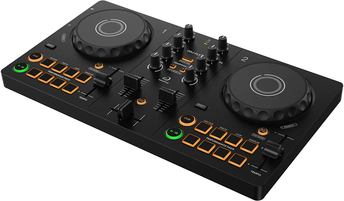 Pioneer DJ DDJ-FLX2 – Contrôleur DJ Compact 2 Voies