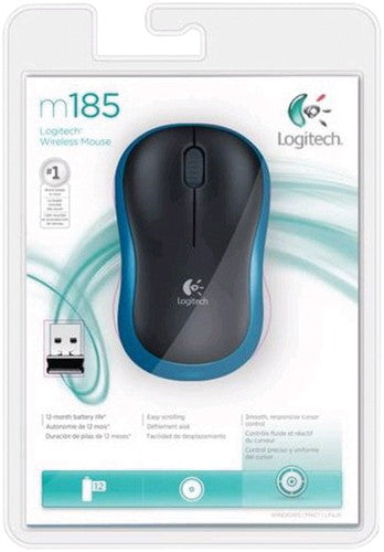 SOURIS LOGITECH M185 BLEU
