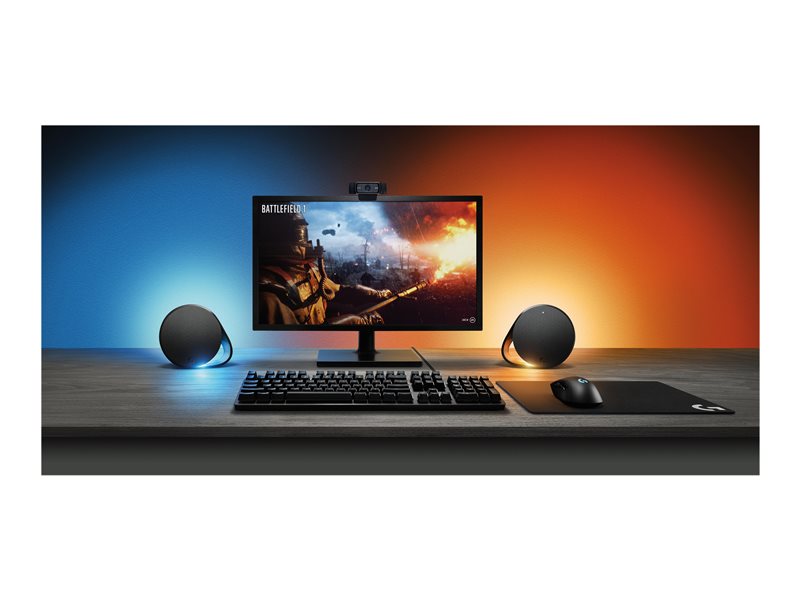 Logitech G560 LIGHTSYNC – Enceintes Gaming 2.1 120W avec RGB