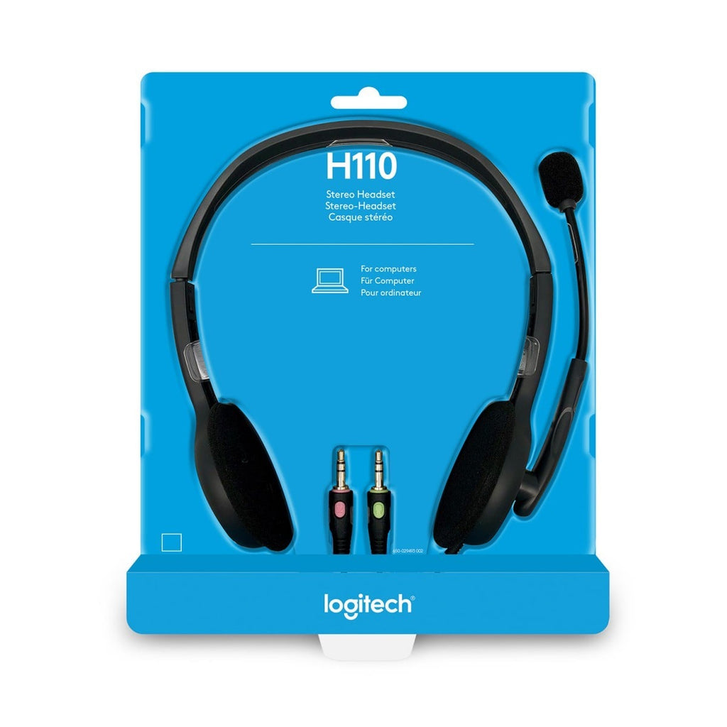 Logitech H110 - Casque micro filaire mini-phone Stéréo