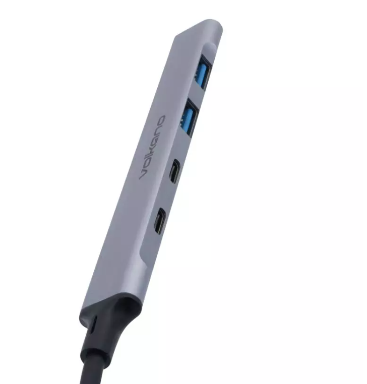 VOLKANO VK-20252-BK EXPAND SERIES 5EN1 USB HUB AVEC PD 60W