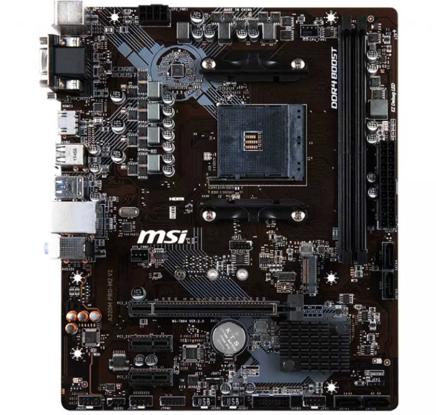 CM MSI AM4 A320M PRO M2 V2 2DDR4 3200 1PCIE3.0 HDMI/DVI-D MICRO ATX