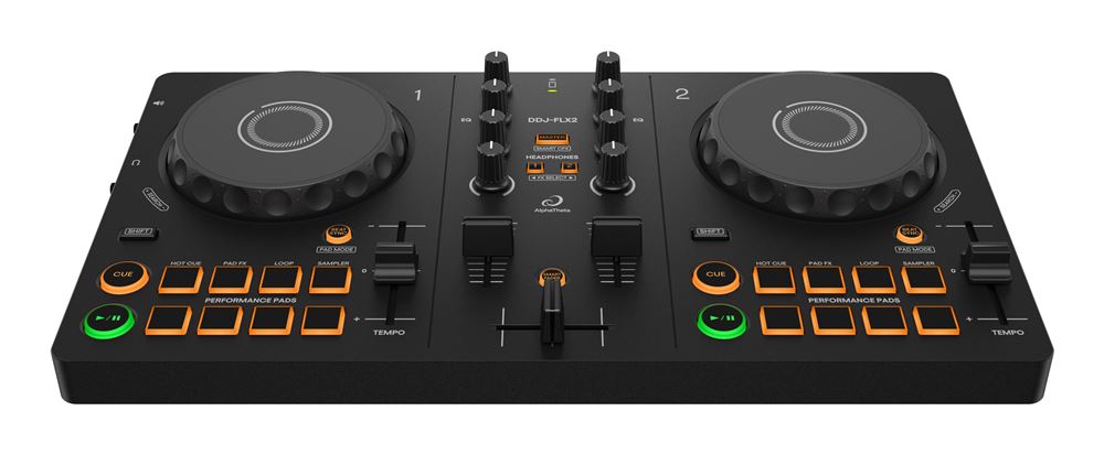 Pioneer DJ DDJ-FLX2 – Contrôleur DJ Compact 2 Voies