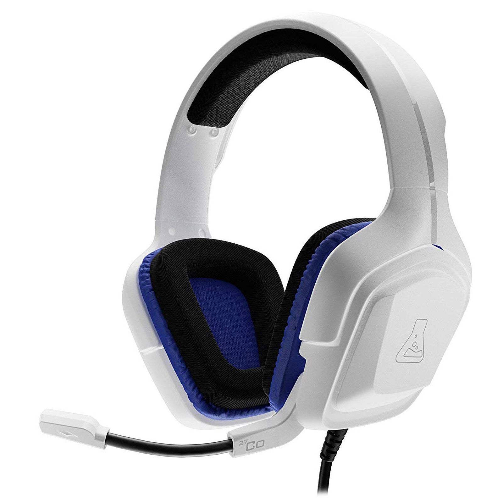 THE G-LAB KORP COBALT Casque GAMING +Micro X-Bass PC/PS4/Xbox * Blanc