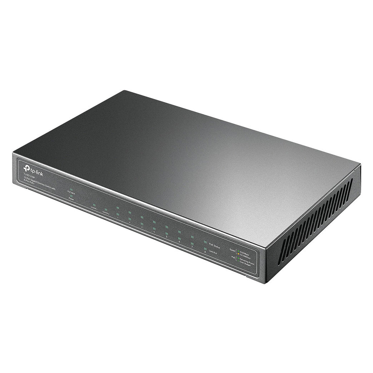 TP-Link SG2210P – Switch Manageable 8 Ports PoE + 2 SFP (61 W)
