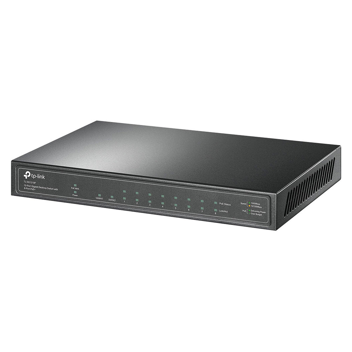 TP-Link SG2210P – Switch Manageable 8 Ports PoE + 2 SFP (61 W)
