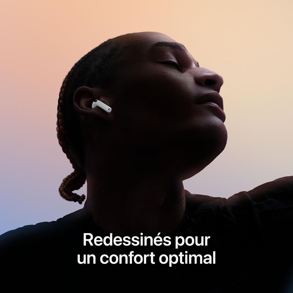 Apple AirPods 4 - Écouteurs sans fil avec micro intégré