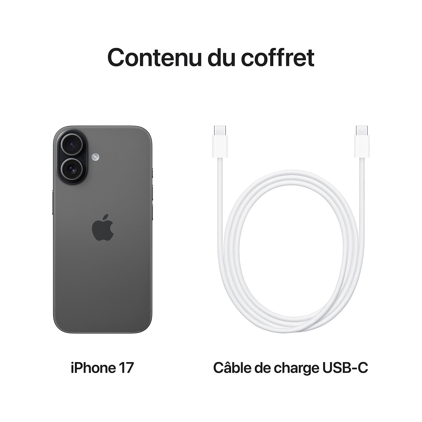 Apple iPhone 17 256Go Noir (EU)
