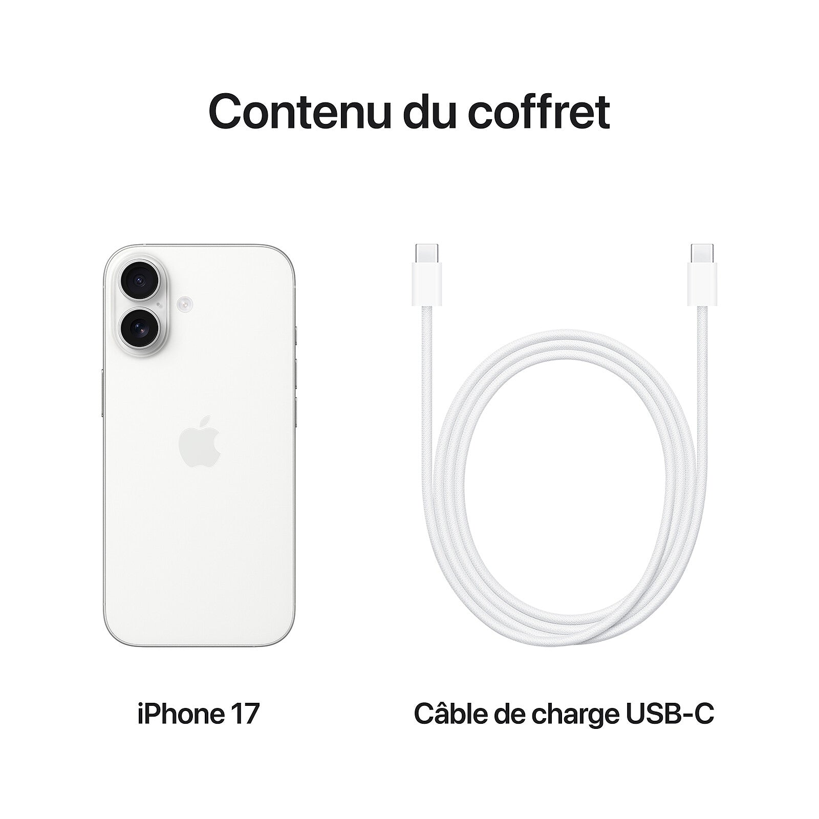 Apple iPhone 17 256Go Blanc (EU)