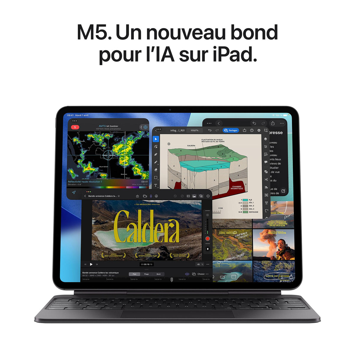 Apple iPad Pro 13 pouces M5 – 256 Go – Wi-Fi + 5G – Noir