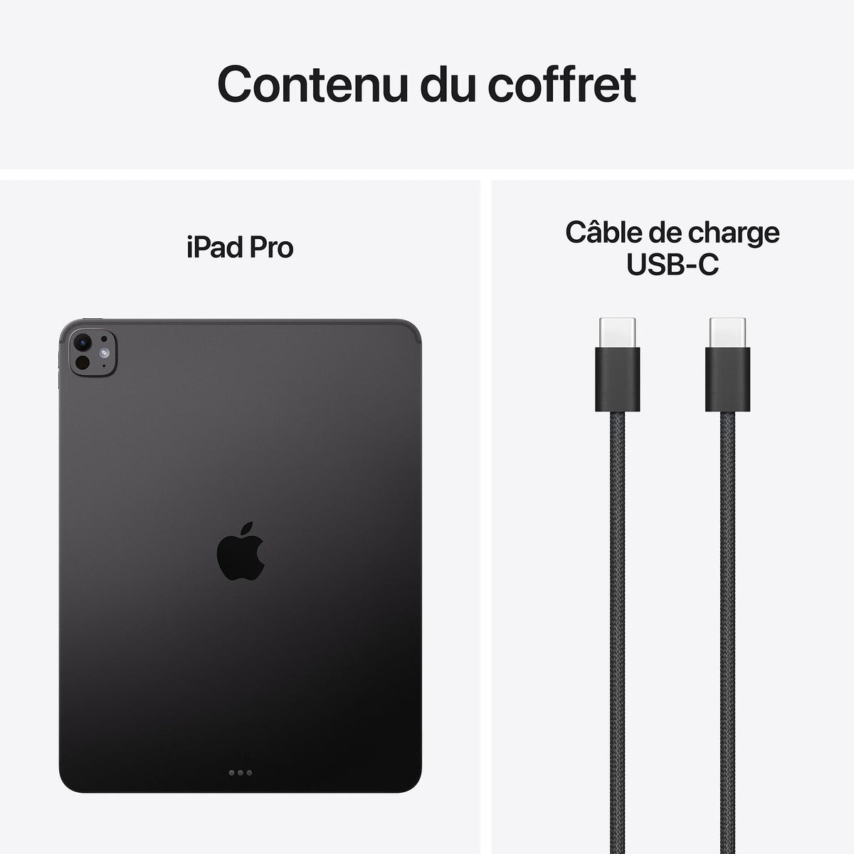 Apple iPad Pro 13 pouces M5 – 256 Go – Wi-Fi + 5G – Noir