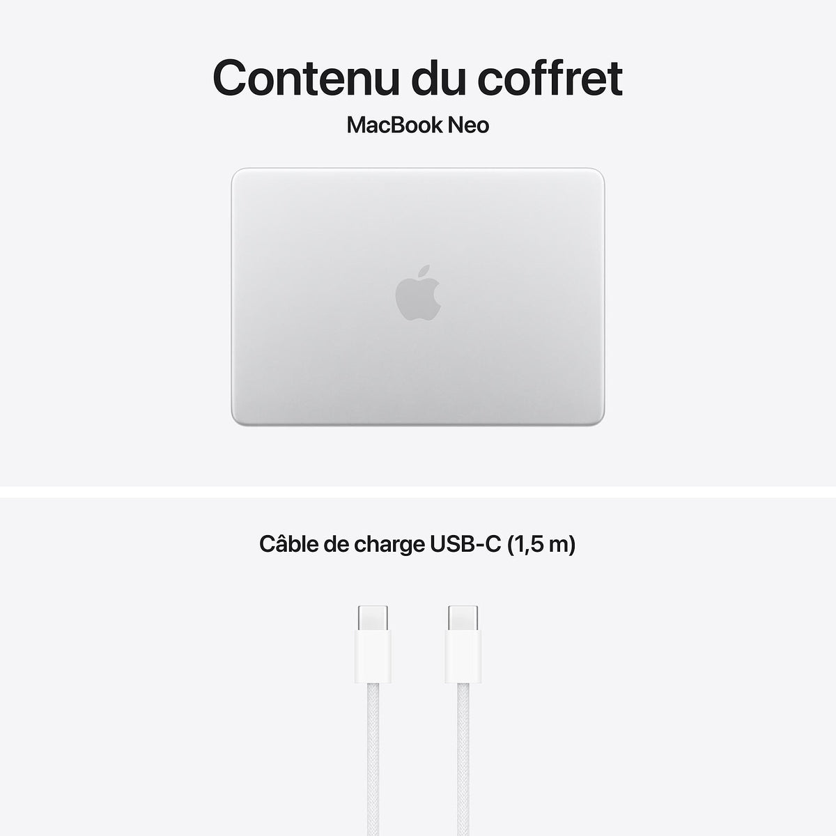 Apple MacBook Neo 13" - Apple A18 Pro - 8 Go RAM - 256 Go SSD - Lumière stellaire