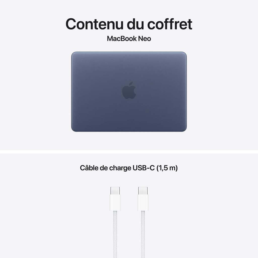 Apple MacBook Neo 13" A18 Pro 8Go RAM 256Go SSD - Indigo