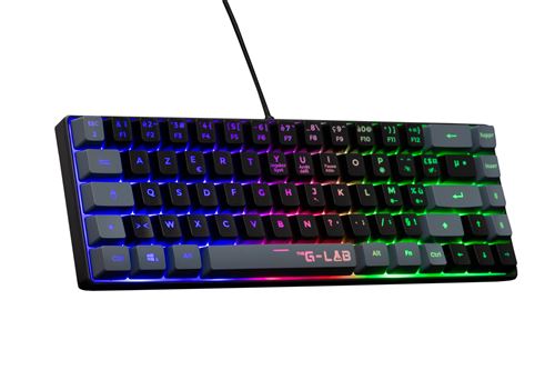 THE G-LAB COMBO HYDRO BKG/FR Pack clavier&souris Menbrane Rainbow60%