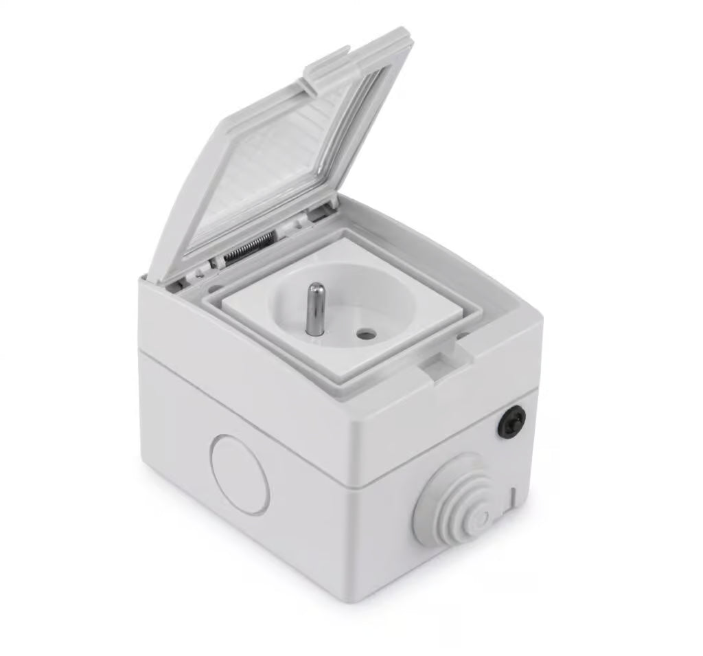 KONYKS PLUVIOSE FR-Prise électrique extérieure 16A Wi-Fi/BT/FR/IP55