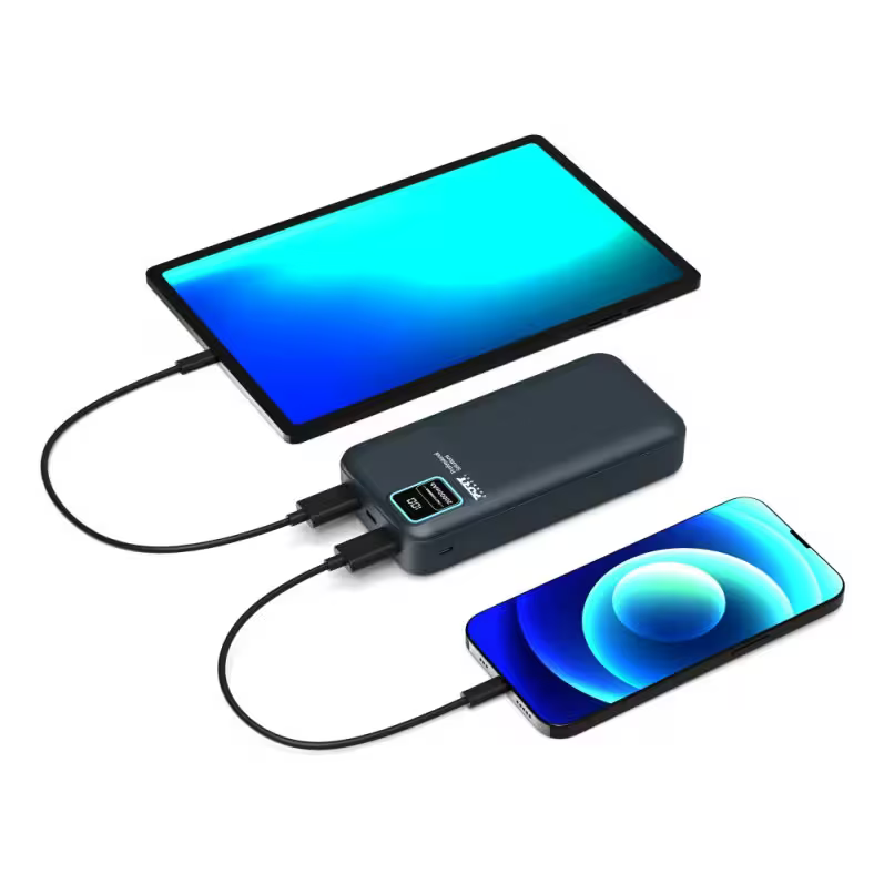 POWERBANK 20 000 mAh 4xUSB Ecran LCD Tablette/PC/Smartphone