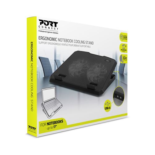 Support COOLER PRO ajustable ventilé pour portable * 901099