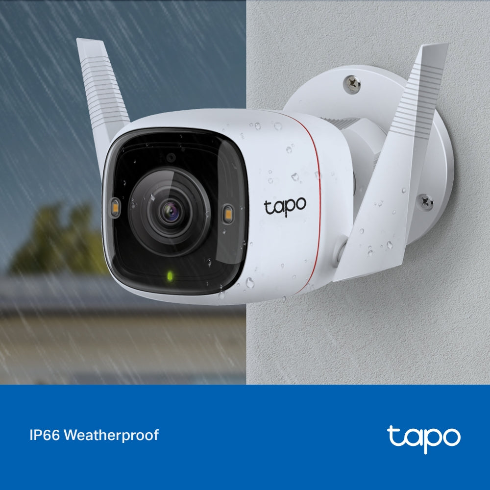 TP-Link Tapo C320WS – Caméra WiFi Extérieure 4MP 2K Couleur Vision Nocturne 30m
