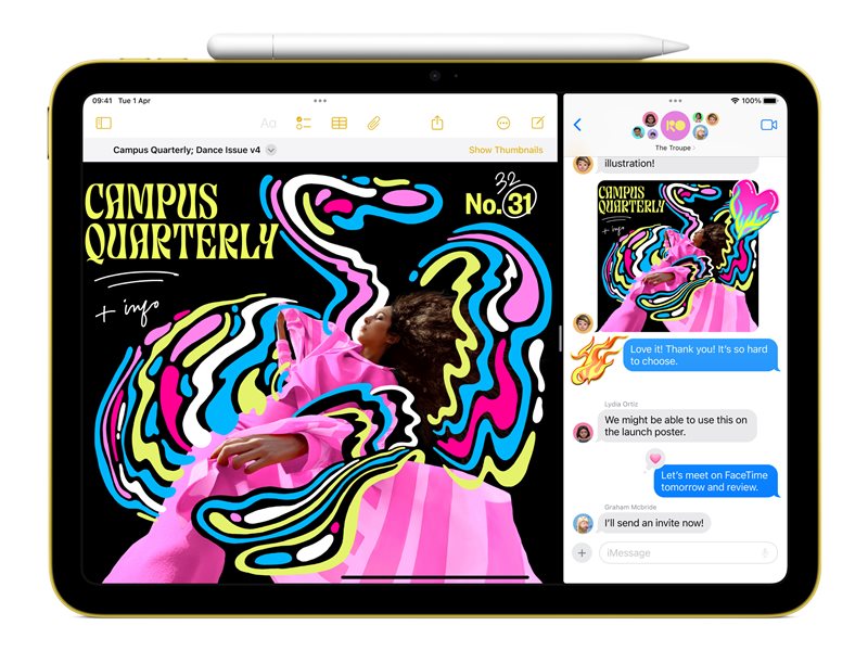 Apple iPad 11 pouces A16 Wi‑Fi 128 Go jaune