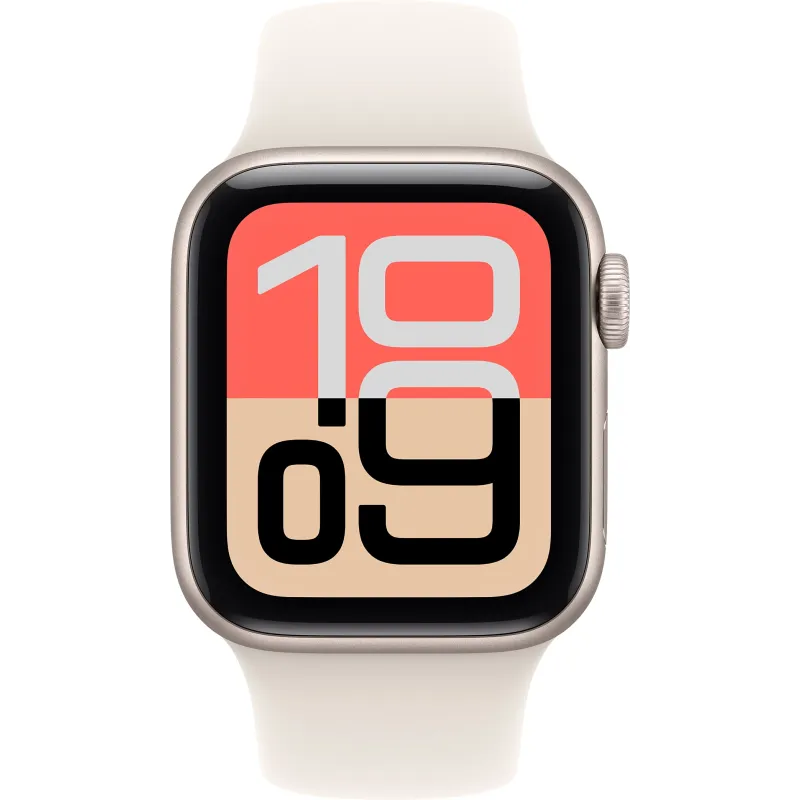 Apple Watch SE 3 GPS 40MM - Boîtier Aluminium Lumière Stellaire - Bracelet Sport M/L