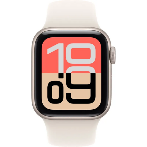 Apple Watch SE 3 GPS 40MM - Boîtier Aluminium Lumière Stellaire - Bracelet Sport M/L
