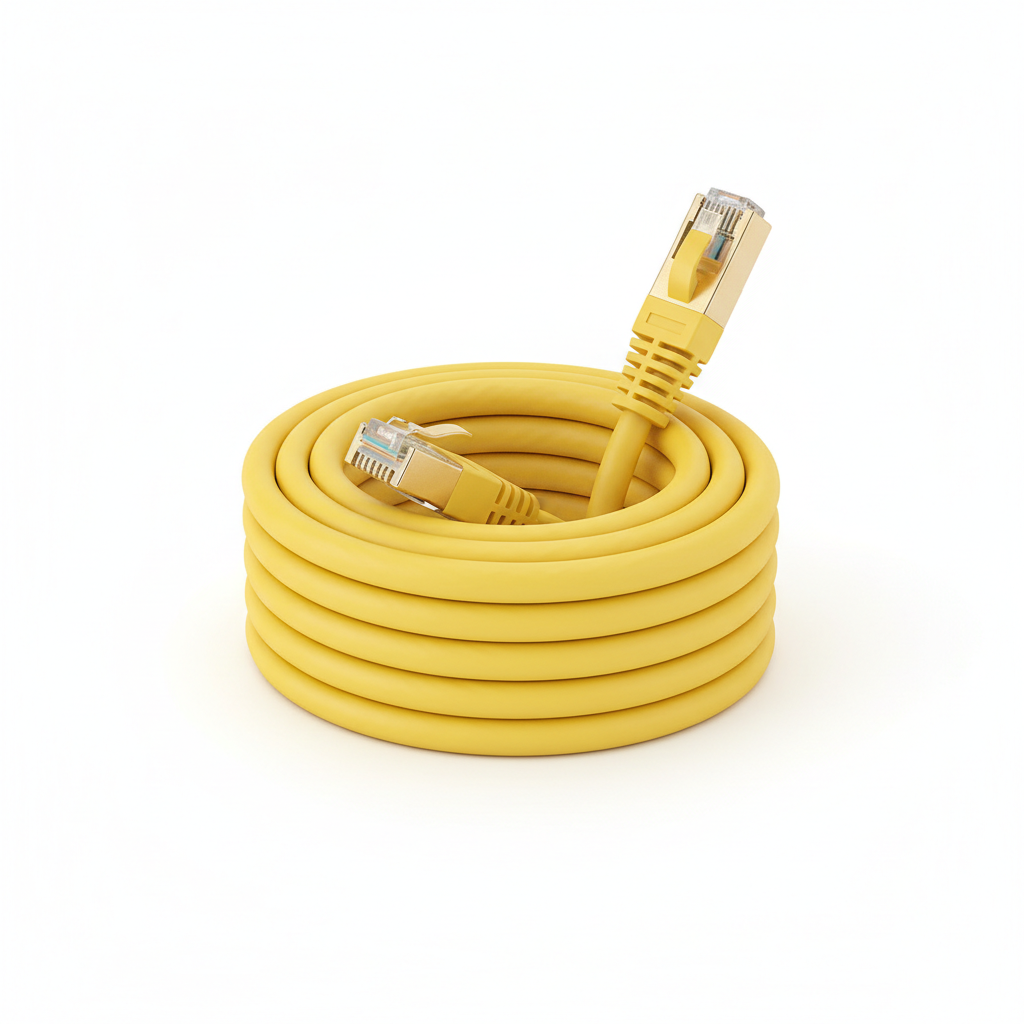 CABLE RESEAU RJ45 FTP CAT.6 Blindé * 3M jaune [842301]