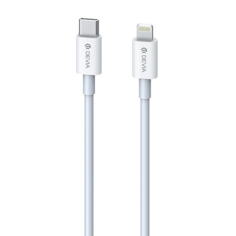 DEVIA Câble USB-C/Lightning PD 20W 3A 1M Smart