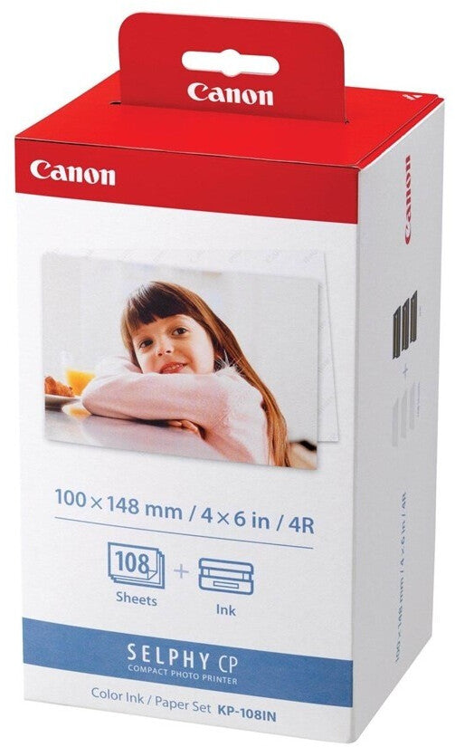 KIT D'IMPRESSION pour CANON Selphy - KP-108IN (108 photos)