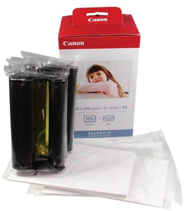 KIT D'IMPRESSION pour CANON Selphy - KP-108IN (108 photos)