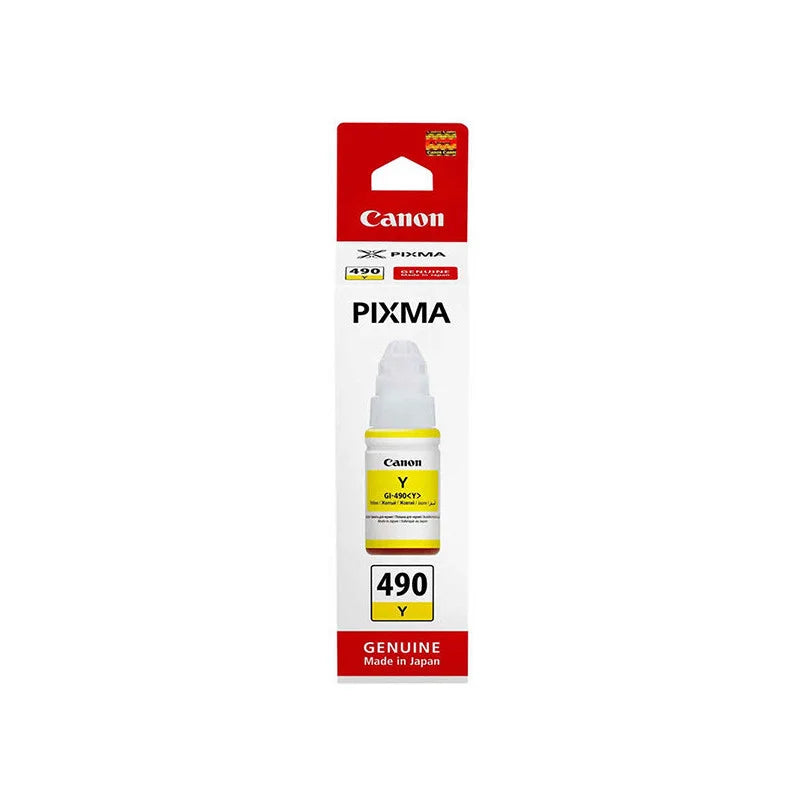 ENCRE CANON GI-490 Yellow ( recharge encre jaune pour G24xx-G34xx)