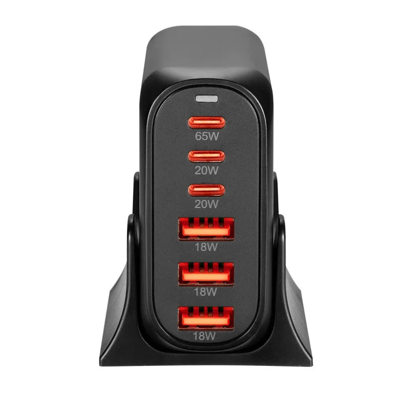 VOLKANO VK-8066-BK CHARGEUR 6 PORTS USB 120W GaN