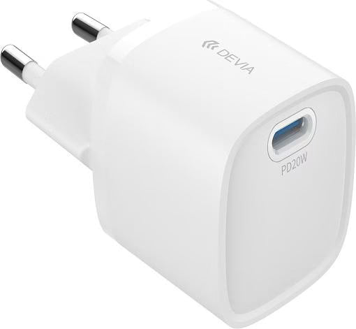 DEVIA Chargeur Secteur Mini GaN PD 20W Extreme Speed
