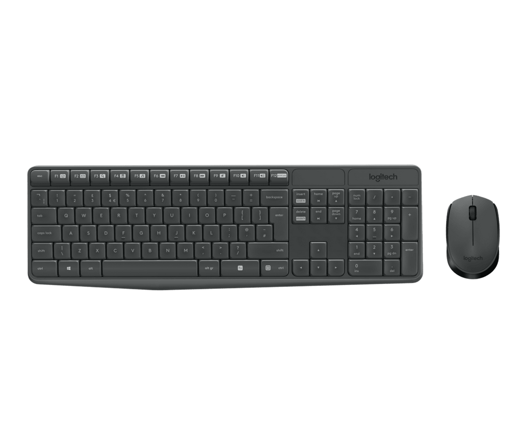 Combo Clavier + Souris MK235 sans fil Grey