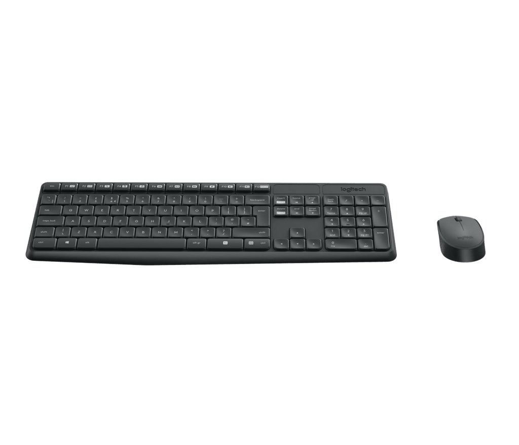 Combo Clavier + Souris MK235 sans fil Grey