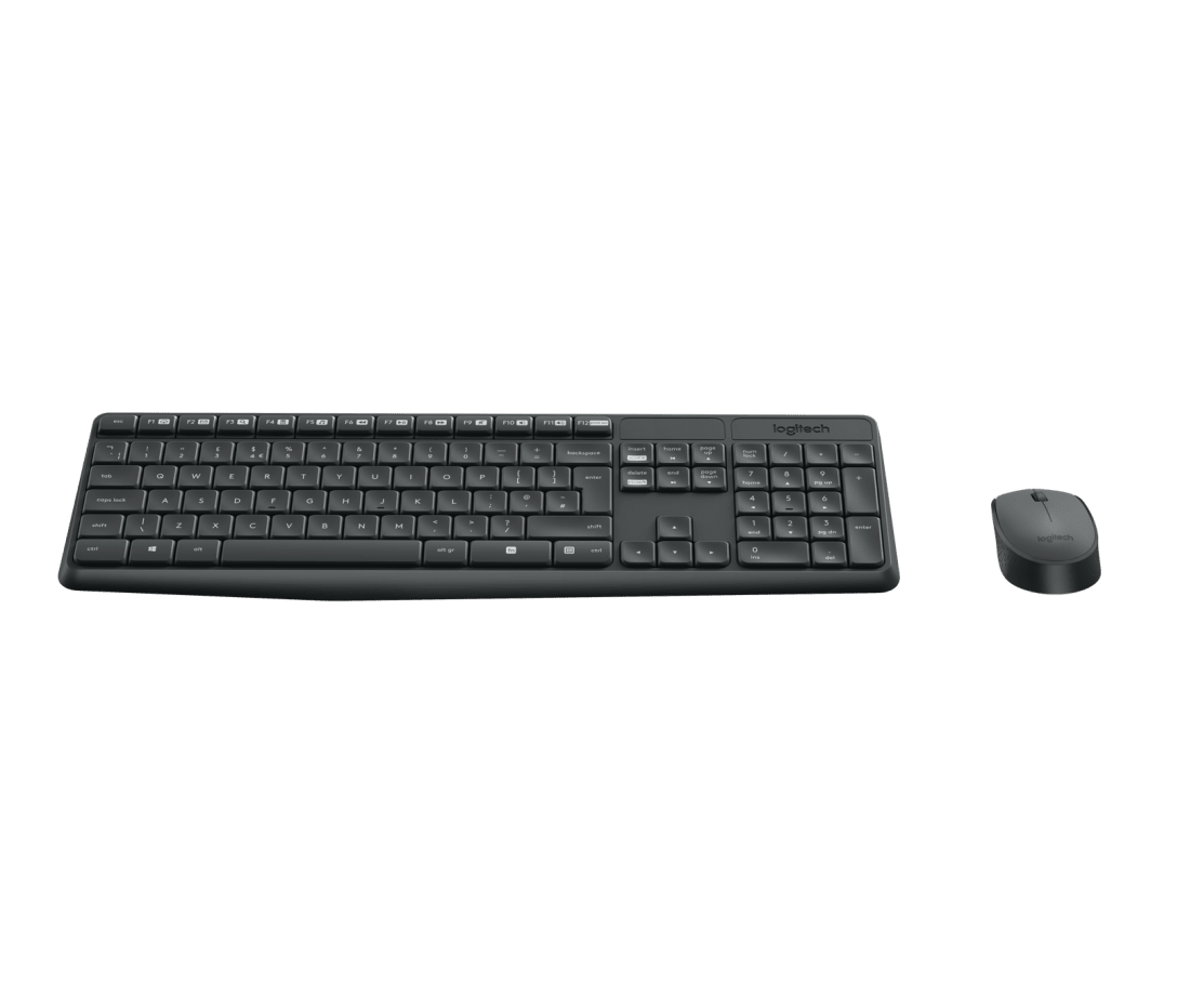 Combo Clavier + Souris MK235 sans fil Grey