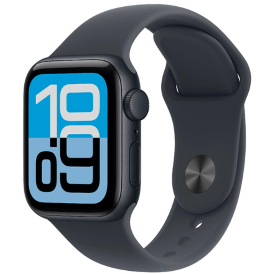 Apple Watch SE 3 GPS 40mm Aluminium Minuit Bande Sport M/L