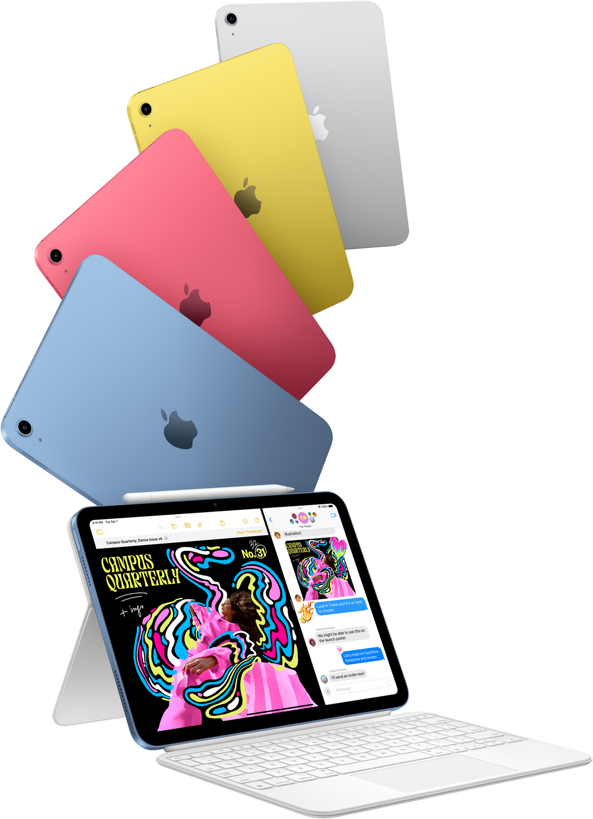 Apple iPad 11 pouces A16 Wi‑Fi 128 Go jaune