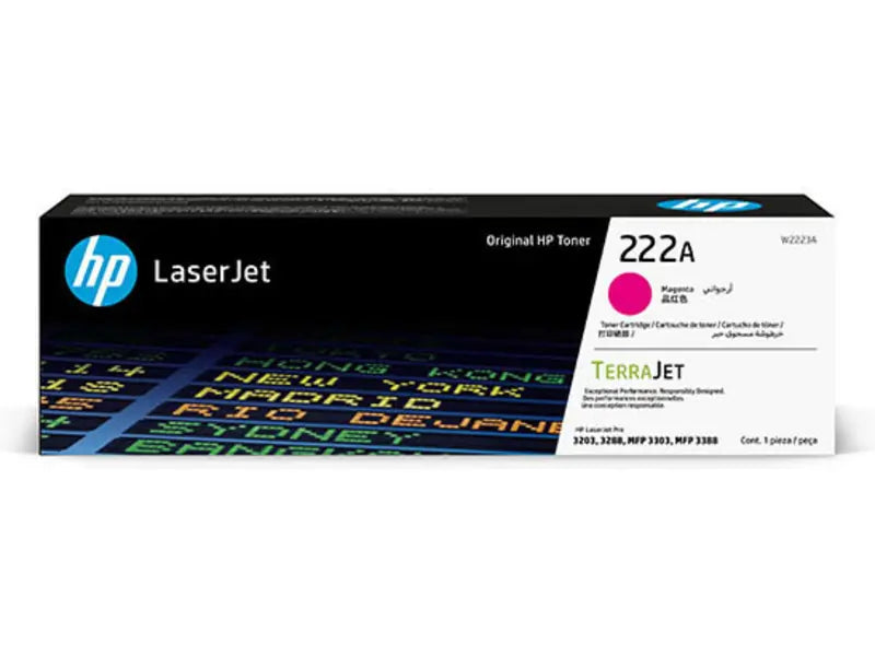 Toner magenta HP 222A – W2223A, 1 200 pages