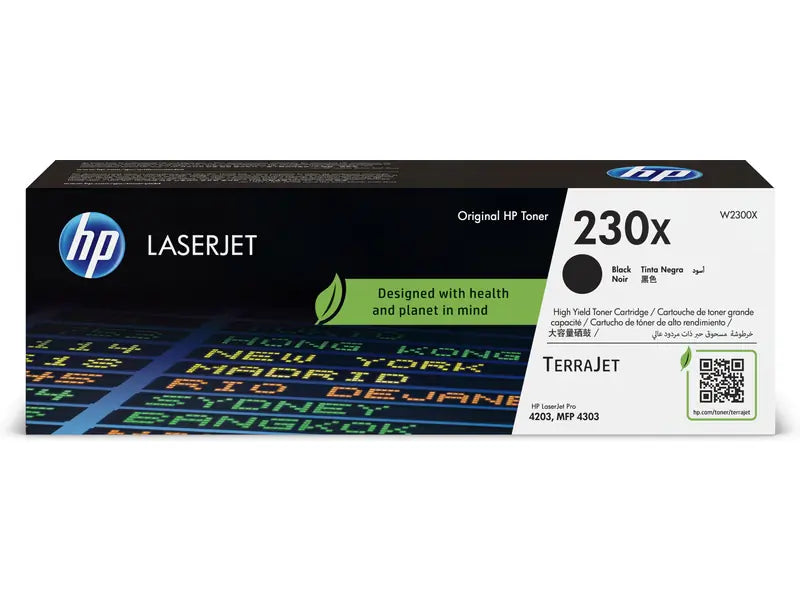 Toner noir HP 230X – W2300X, 7 500 pages