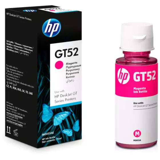 HP GT52 Magenta Original Ink Bottle créer pour Avaibility
