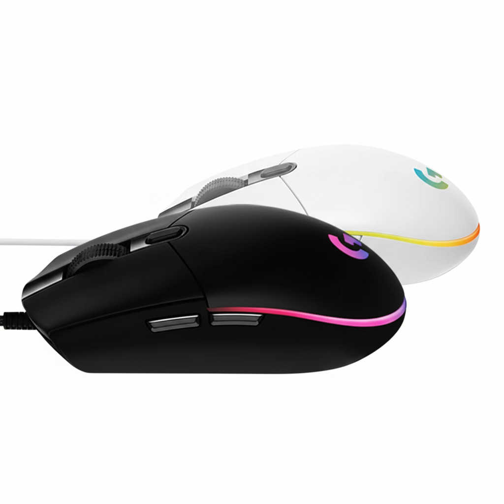 Logitech G203 LIGHTSYNC - versions noir et blanc
