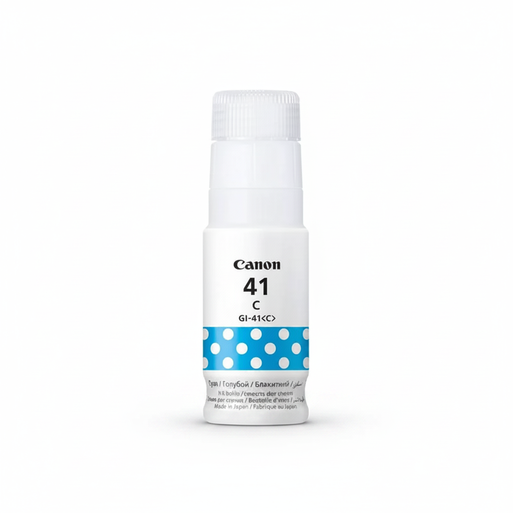 Canon PIXMA GI-41 C - Flacon encre cyan fond blanc studio