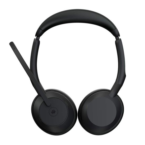 Jabra Evolve2 55 Duo – Casque Bluetooth sans fil USB-A certifié Microsoft Teams