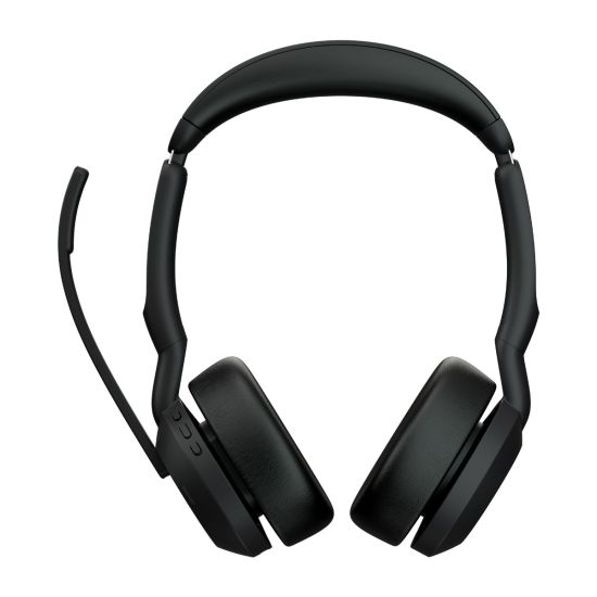 Jabra Evolve2 55 Duo – Casque Bluetooth sans fil USB-A certifié Microsoft Teams