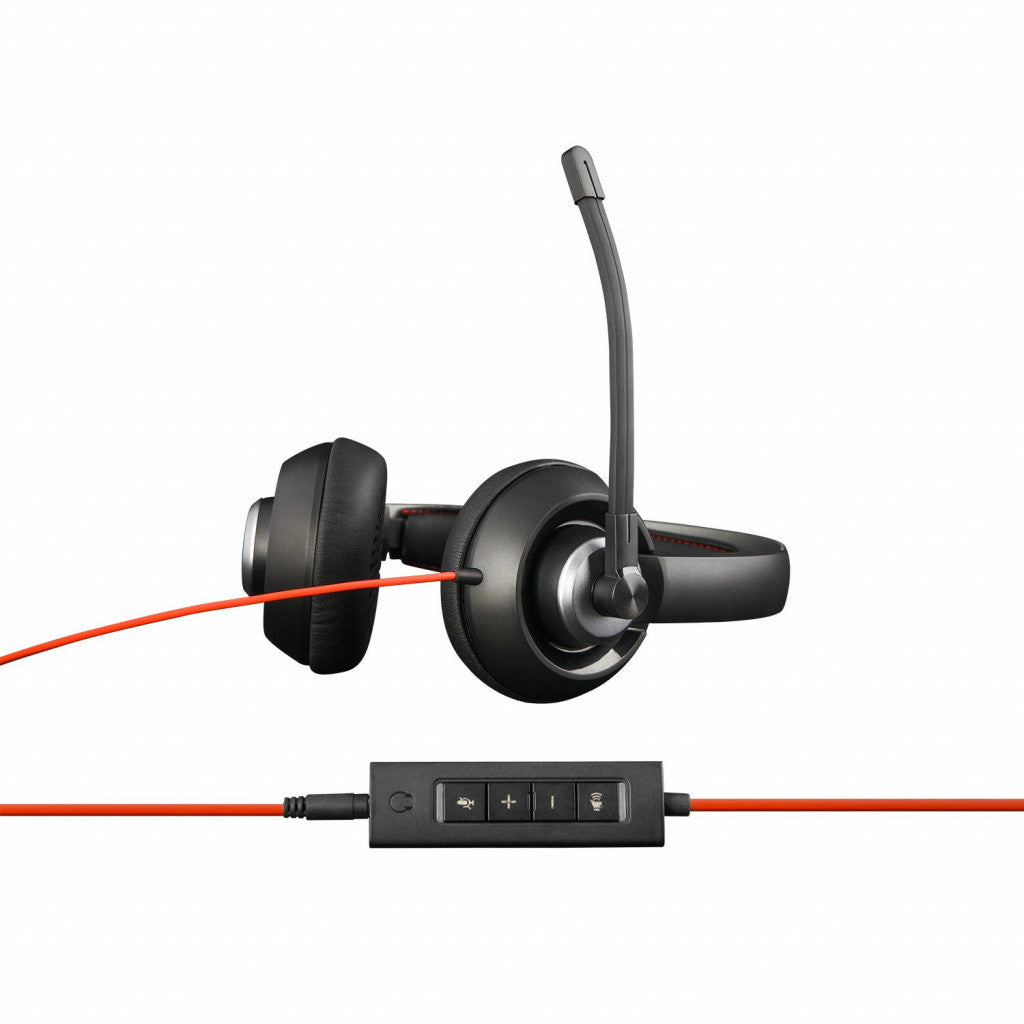 BLUESTORK MC401 Casque +Micro rotatif anti-bruit +Télec. Jack+USB