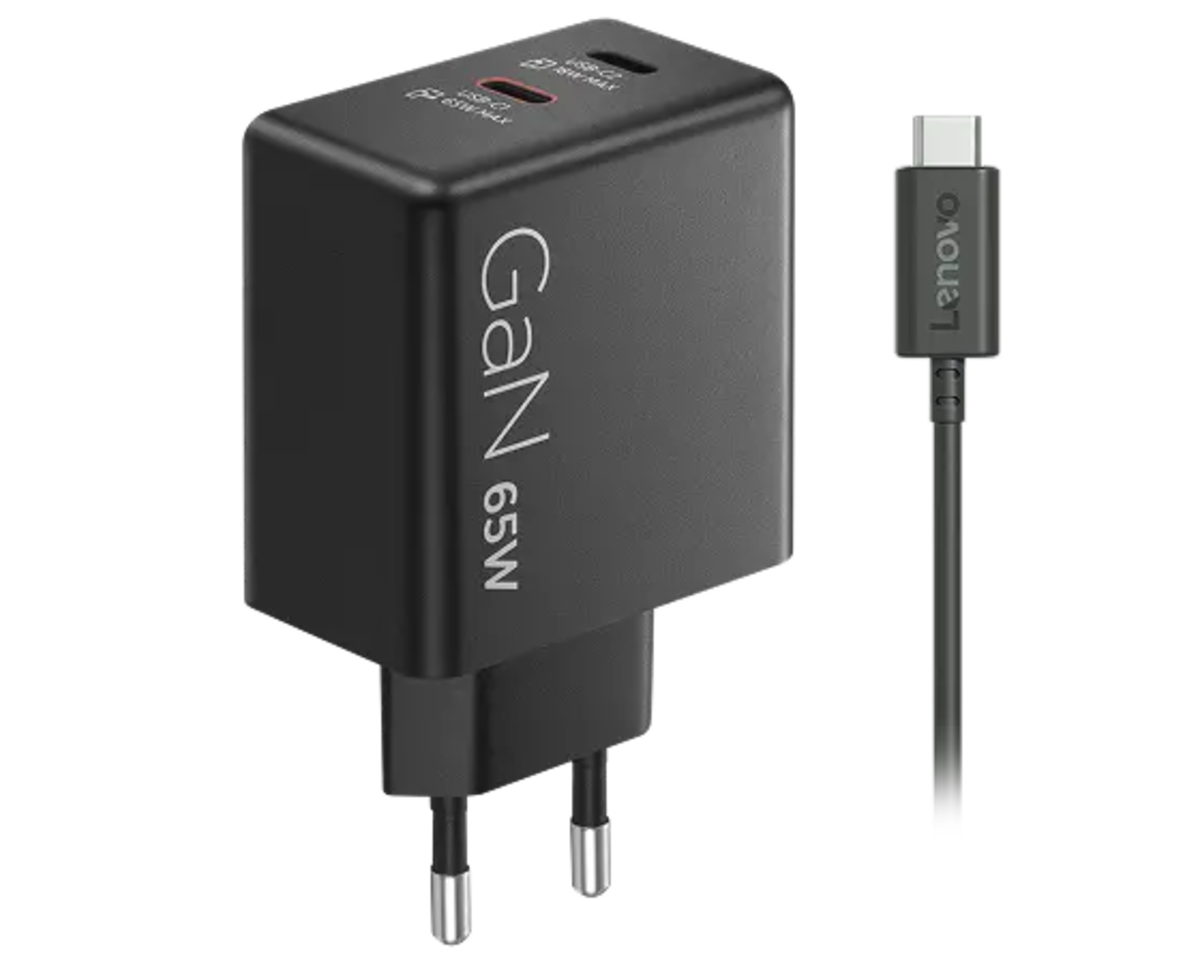 Chargeur Double USB-C 65W GaN Lenovo
